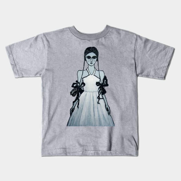 Girl Kids T-Shirt by Kuhtina